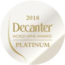 Medalla de platino Decanter 2019